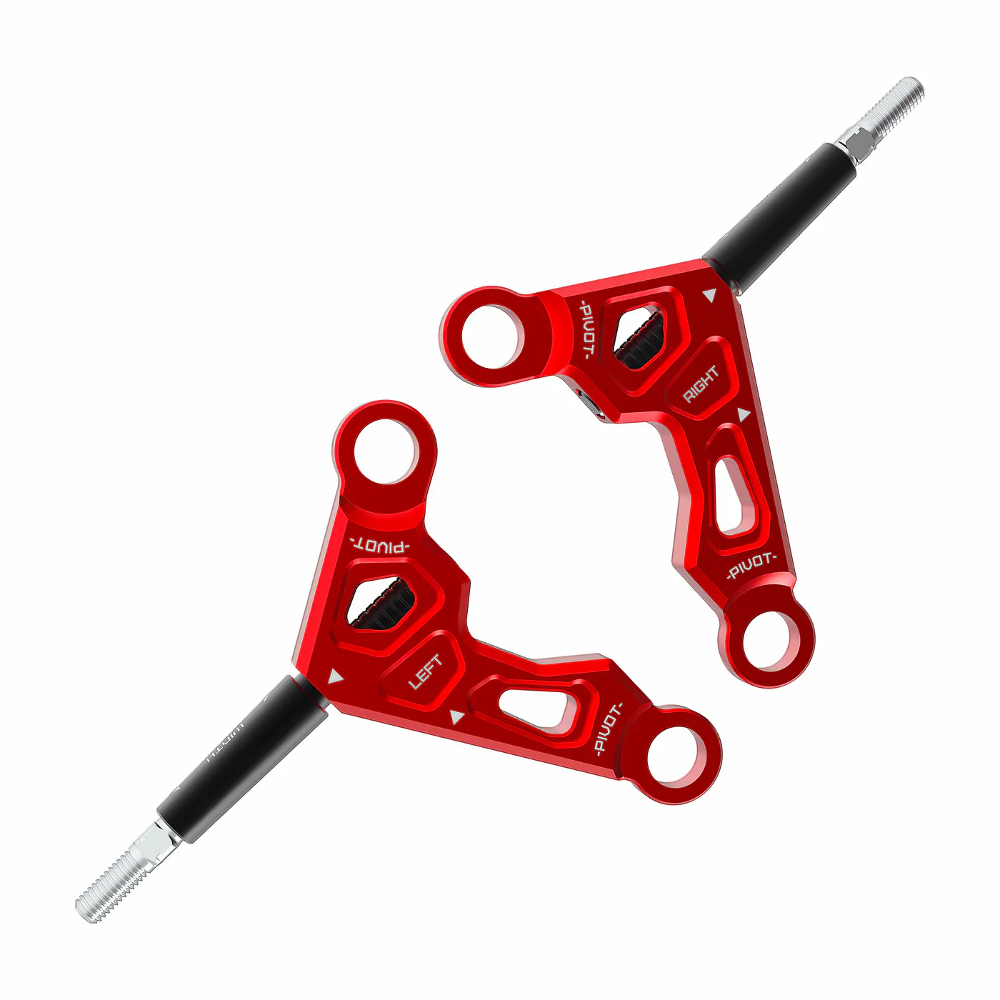 Auper Sakura D6 Aluminum Front Upper Arms (Red / Blue) [3 Racing] SAK-D6822/BU SAK-D6822/RE - Image 2