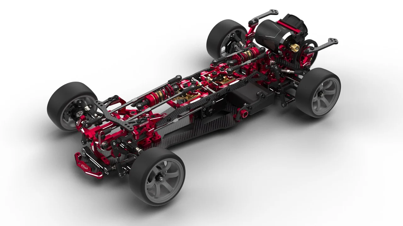 AVALON 1/10 R/C RWD Competition Drift Chassis Conversion Kit (Decoupled Suspension System) [Azada] - Image 3