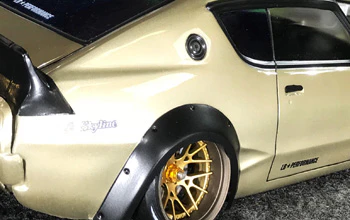 Nissan Skyline GTR KPGC110 Liberty Walk Edition 1-10 Body Set [Tetsujin] TT-7707 - Image 6