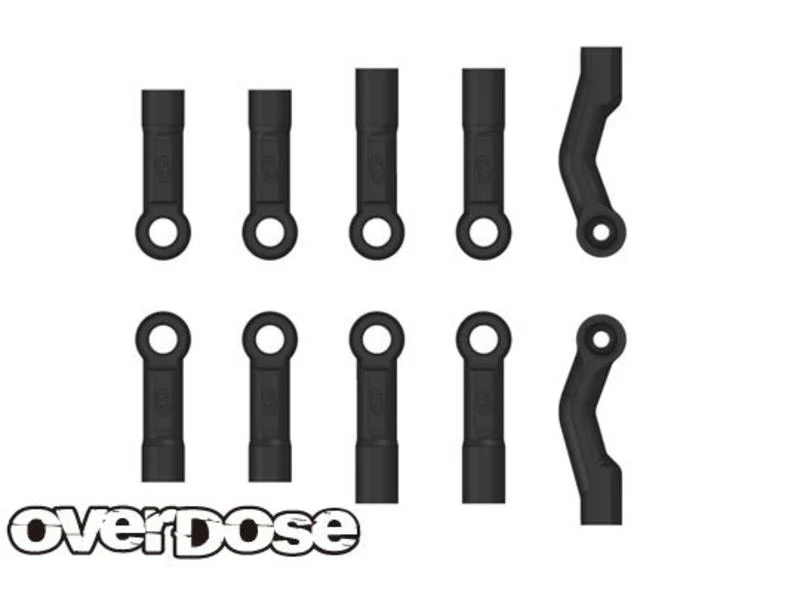 Ball Cup End Set (Molybdenum/2pcs) (5 STYLES) 4.8mm BALL CUPS GALM [OVERDOSE] OD2130B