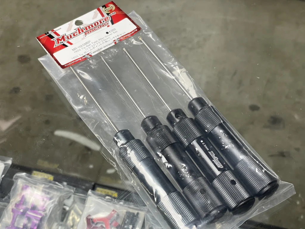 BALL HEX DRIVER Set 1.5, 2.0, 2.5, 3.0 (METRIC) [MuchMore] MR-HASMBP - Image 3