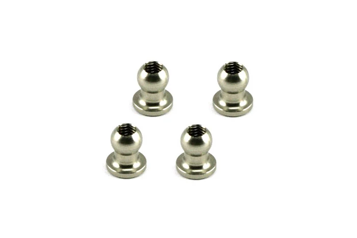 BALL NUT 4.8mm (4pc) - Damper Ball Connector Nuts [Tamiya] 42231