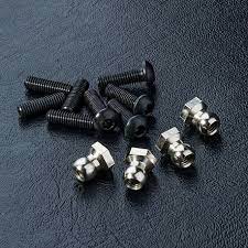 BALL NUT 4.8mm Connector Set (4pc) With Hardware [MST] 210161