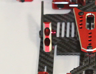 Battery Mounting Kit for SHARK (BLACK RED PURPLE) [Rhino Racing] RR-801 - Image 4