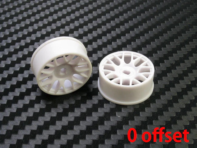 BBS (WHITE) 1-28 Rims Rims Set DRZ Mini-Z Cars [PN Racing] 488WF - Image 3