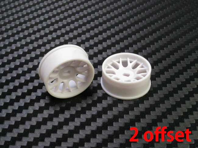 BBS (WHITE) 1-28 Rims Rims Set DRZ Mini-Z Cars [PN Racing] 488WF - Image 5
