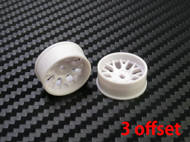 BBS (WHITE) 1-28 Rims Rims Set DRZ Mini-Z Cars [PN Racing] 488WF - Image 6