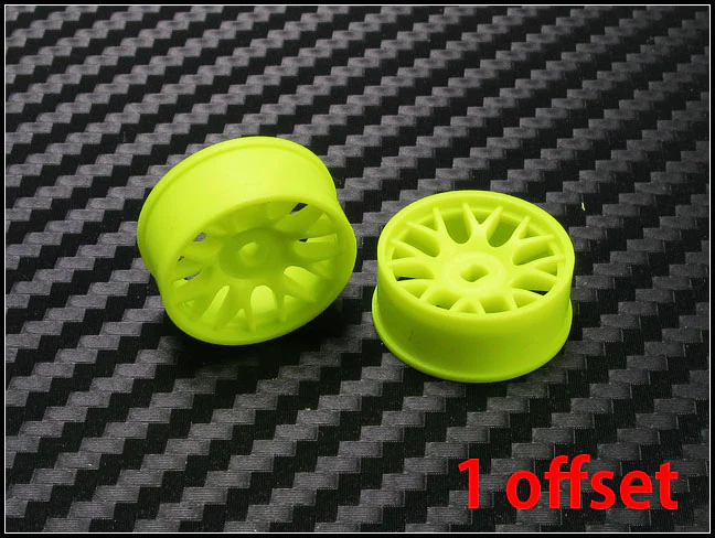 BBS (YELLOW) 1-28 Rims Rims Set DRZ AWD Mini-Z Cars [PN Racing] 488YF - Image 3