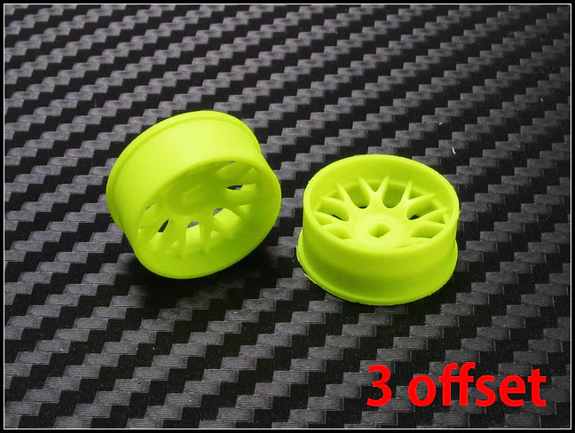 BBS (YELLOW) 1-28 Rims Rims Set DRZ AWD Mini-Z Cars [PN Racing] 488YF - Image 5