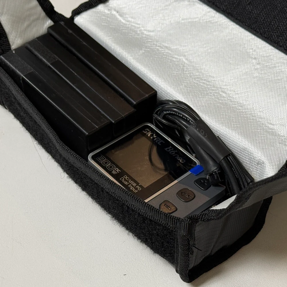 BIG SACK - Lipo Bag - Carrier (Fits 6 Shorty Batteries) [Scale Reflex] SR350-BLB - Image 3