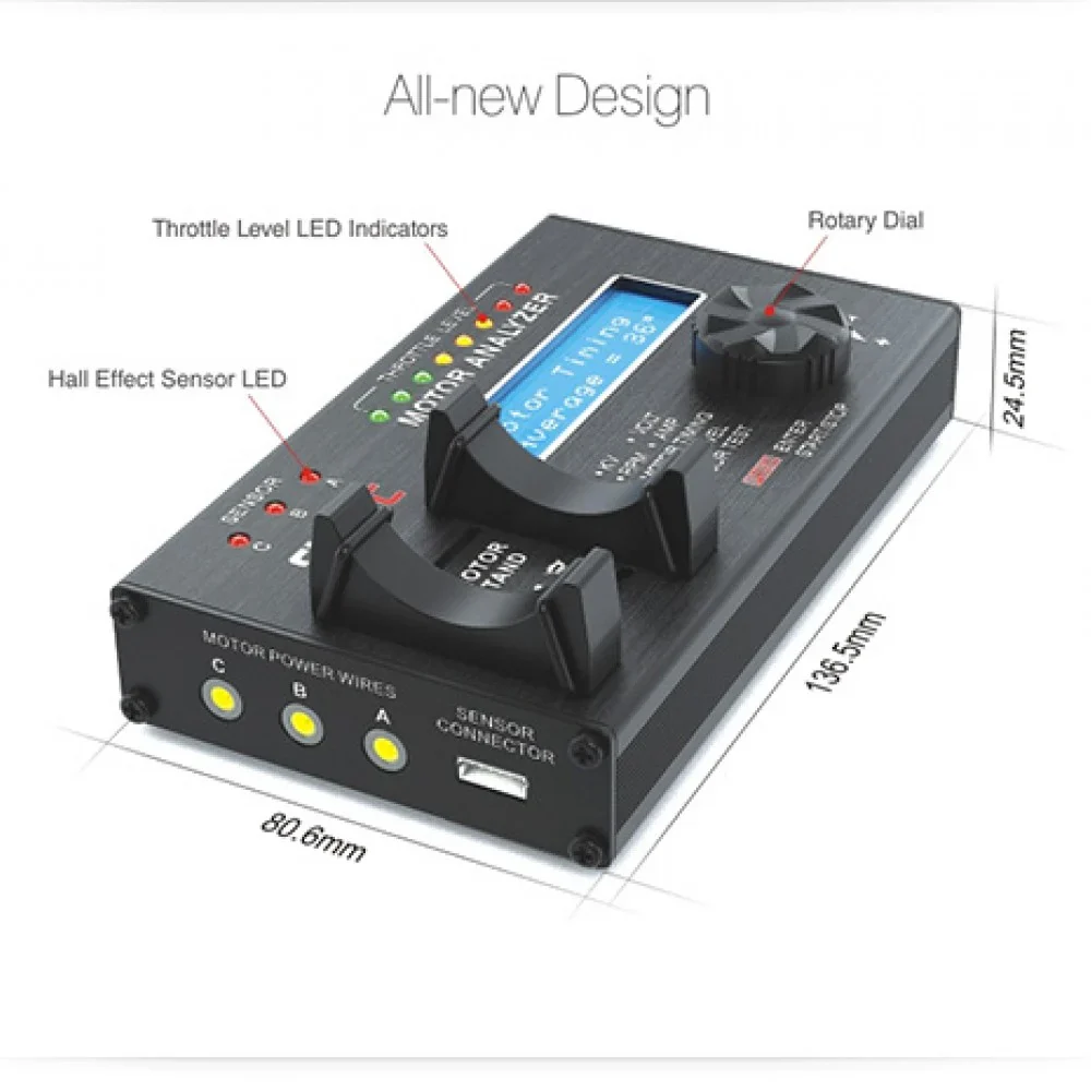 BMA-01 BL Motor Analyzer Tester for Brushless RPM KV [SkyRC] SK-500020-01 - Image 2