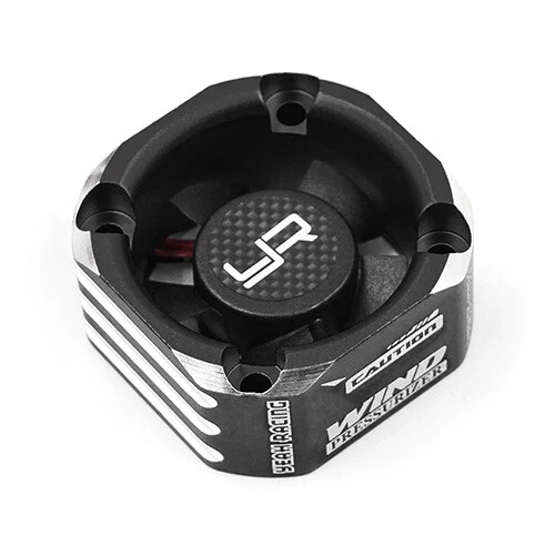 BLACK 30mm Booster Cooling ALUMINUM TORNADO High Speed Cooling Fan [Yeah Racing] YA-0576BK - Image 2