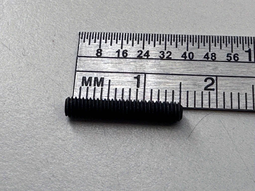 Black ALL THREAD GRUB - SET SCREWS M3 [SR] 3mm ~ 25mm (6pc) - Image 10