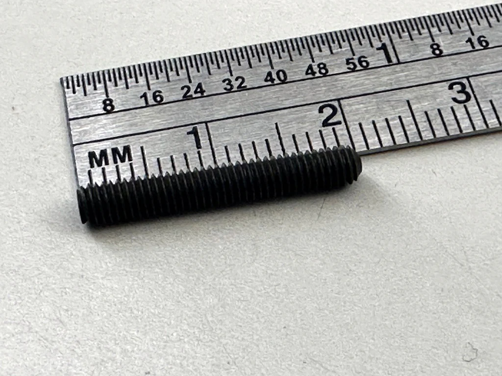 Black ALL THREAD GRUB - SET SCREWS M3 [SR] 3mm ~ 25mm (6pc) - Image 11