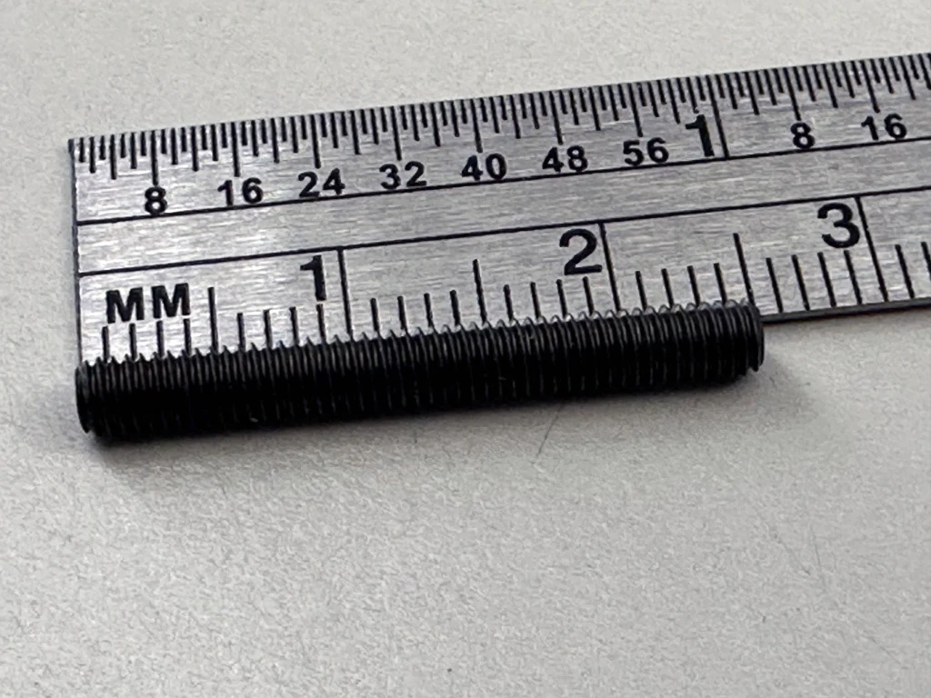 Black ALL THREAD GRUB - SET SCREWS M3 [SR] 3mm ~ 25mm (6pc) - Image 12