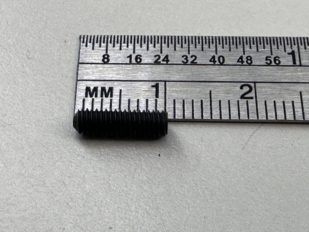 Black ALL THREAD GRUB - SET SCREWS M3 [SR] 3mm ~ 25mm (6pc) - Image 4