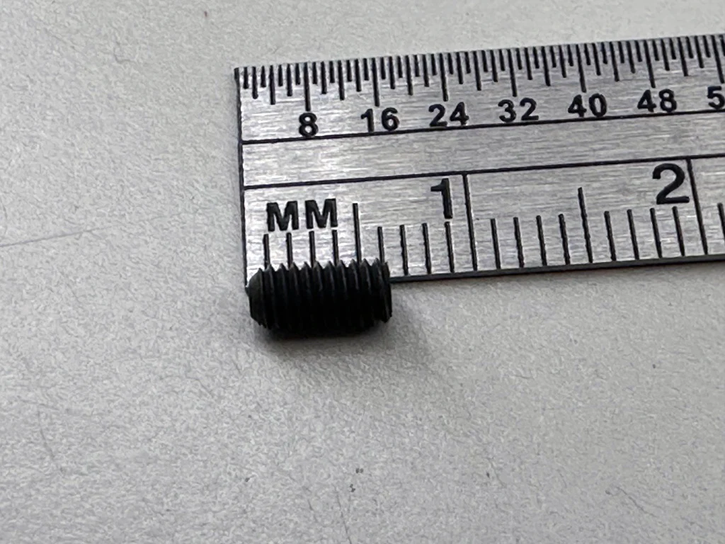 Black ALL THREAD GRUB - SET SCREWS M3 [SR] 3mm ~ 25mm (6pc) - Image 5
