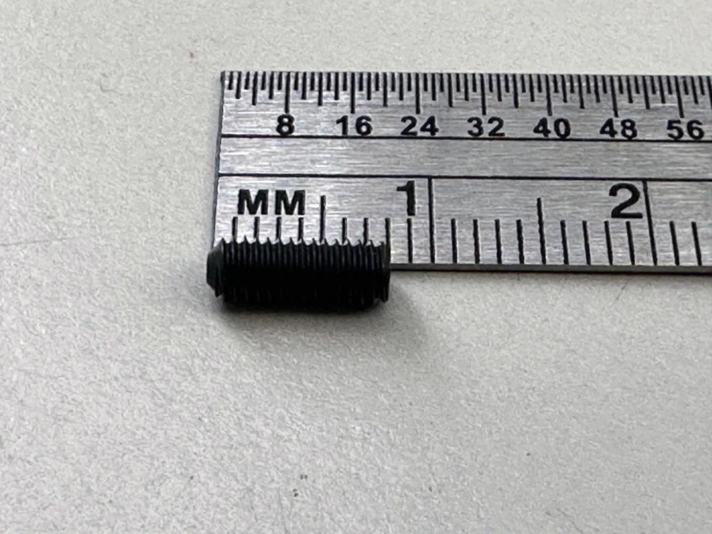 Black ALL THREAD GRUB - SET SCREWS M3 [SR] 3mm ~ 25mm (6pc) - Image 6