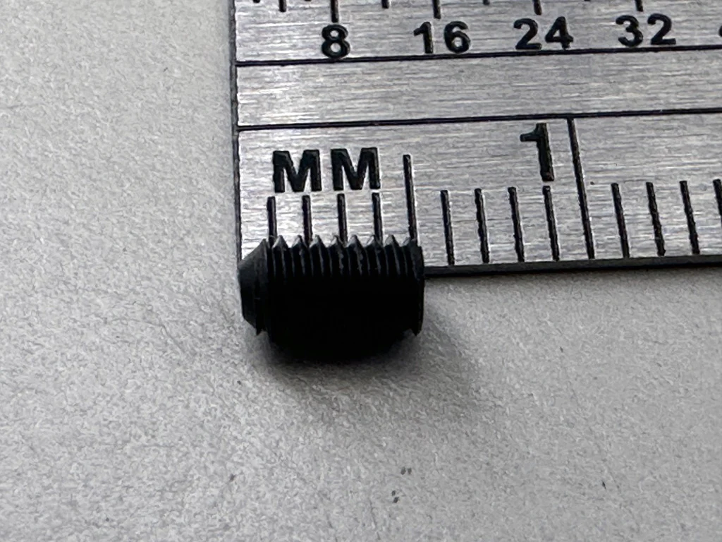 Black ALL THREAD GRUB - SET SCREWS M3 [SR] 3mm ~ 25mm (6pc) - Image 7