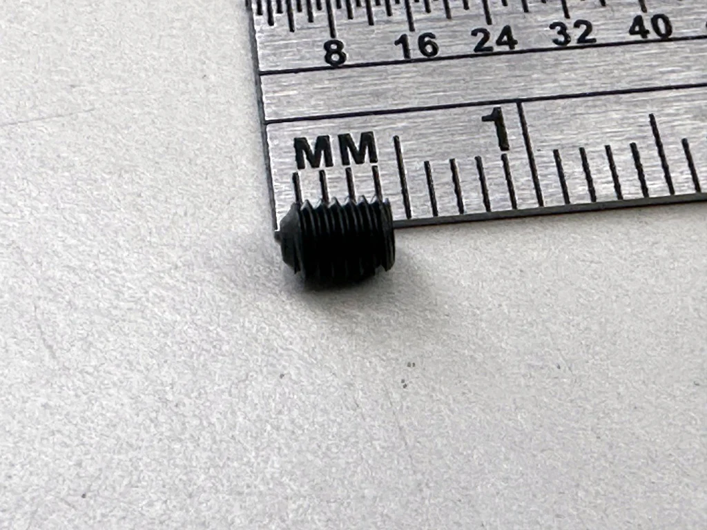 Black ALL THREAD GRUB - SET SCREWS M3 [SR] 3mm ~ 25mm (6pc) - Image 8