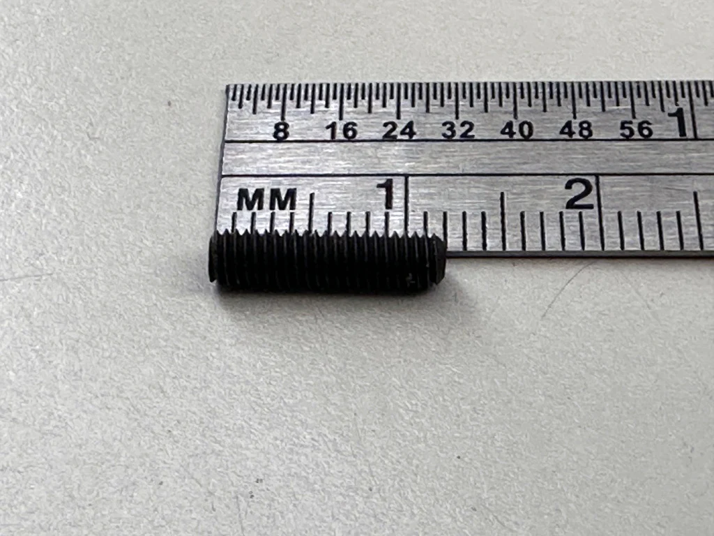 Black ALL THREAD GRUB - SET SCREWS M3 [SR] 3mm ~ 25mm (6pc) - Image 9
