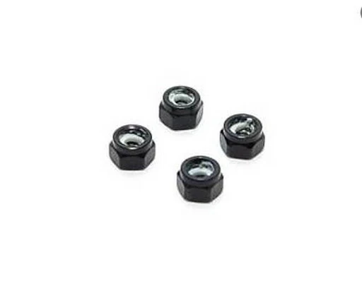 BLACK Aluminum 2mm Wheel Lock Nuts for MINI-Z [Marka Racing] MRK-2388-K