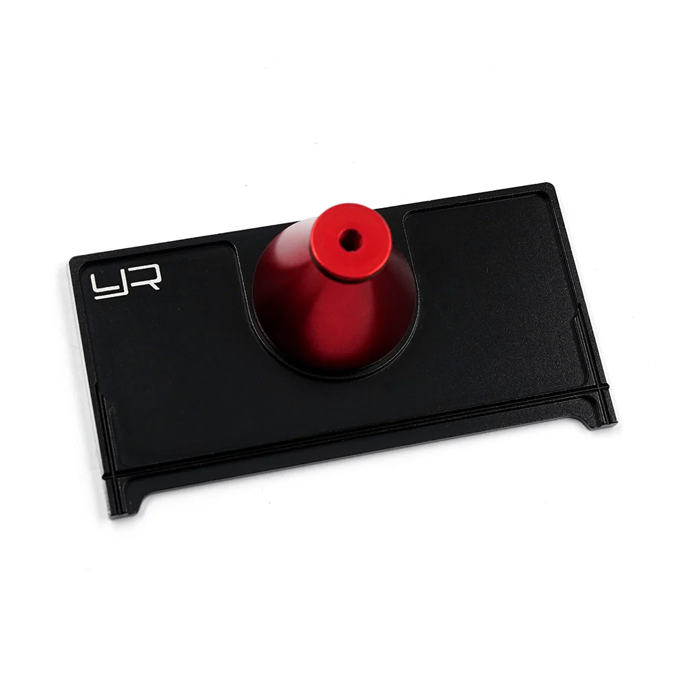 Black Aluminum Mini-Z 1-28 Tire Mounter Tool Mount [Yeah Racing] YT-0241BK