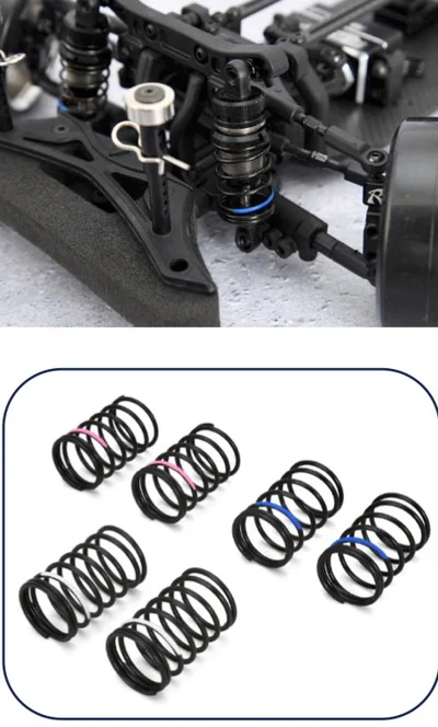 Black SUS Drift Spring Set (27mm / 7 / 7.5 / 8T) 6pcs [G-Force] GD103