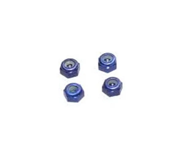 BLUE Aluminum 2mm Wheel Lock Nuts for MINI-Z [Marka Racing] MRK-2388-B