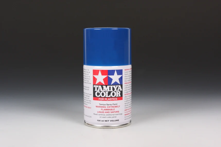BLUE - Lacquer Spray Paint 100ml (For Plastic Models) TS-15 [Tamiya] 85015 - Image 2