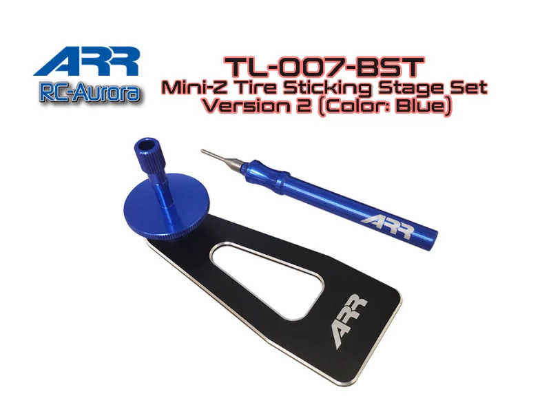 BLUE Mini-Z Tire Sticking Stage Set (Tire GLUER) for 1-28 Glue [ARR] TL-007-BST