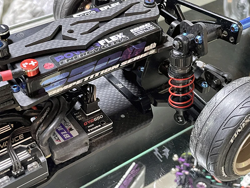 BLUE - REFLEX SHORTY LIPO 7.4v 2S 3500mah 100C Ultra Slim Lightweight Battery (w Cable 4.0mm Bullet to Deans) - 136g - 18.5mm Thick - 3500 mah - Image 6
