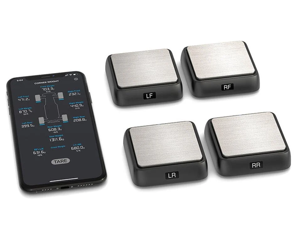 Bluetooth WIRELESS Balance Corner Weight Scale System w-4 Scales [SkyRC] SCWS2000