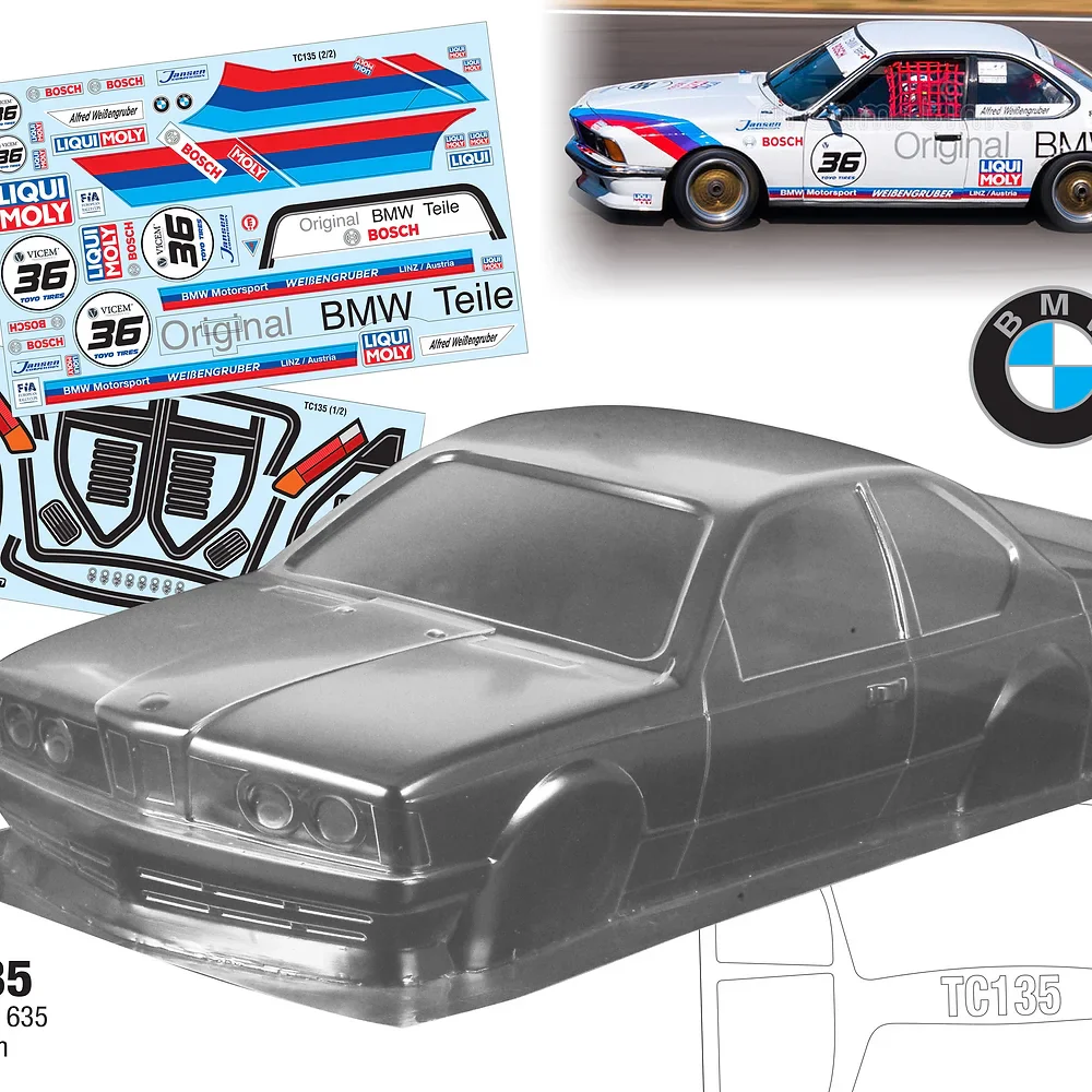BMW 635 M6 E24 1-10 BODY SET [QRC] QRC-135 - Image 2