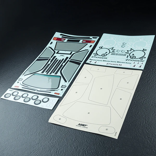 BMW E30 WIDEBODY PANDEM M3 Coupe 1-10 Body Set E30RB [MST] 720022 - Image 5