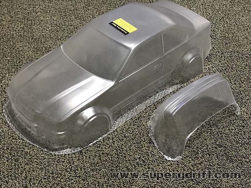BMW E36 M3 Widebody 1-10 Body Set [APlastics] - Image 4
