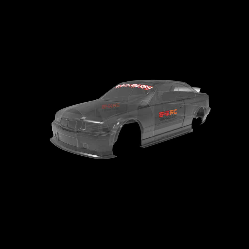 BMW M3 E36 GR Works w Bodykit 1-10 Drift Body Shell [24K] TAF21001 - Image 5