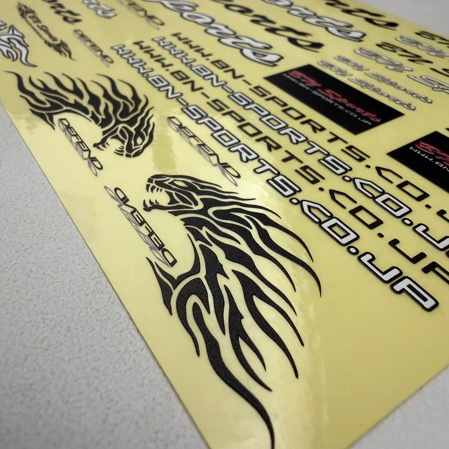 BN SPORTS License Decal Sheet (210mmx120mm) for 1-10 Drift Car Graphics Stickers Slaps [Pandora] VGP-BNSPORT - Image 5