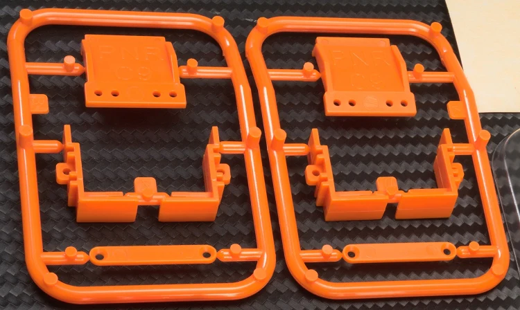 Body Mounting Kit Set For PNR Concept C9 Body (Orange Yellow White) [PN Racing] 600521O - Image 2