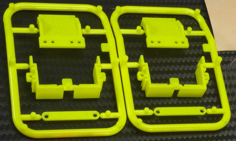 Body Mounting Kit Set For PNR Concept C9 Body (Orange Yellow White) [PN Racing] 600521O - Image 3