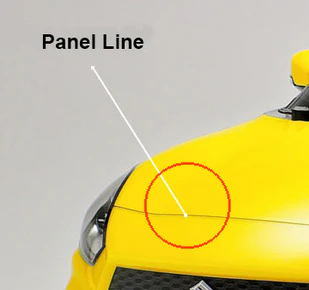 Bodyline Pinstripe RC PIN STRIPE STICKERS [TAMIYA] 54973 - Image 3