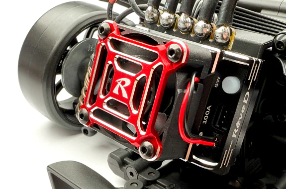 BREVE ESC Optional Fan Cover (Red/Purple) for Brushless ESC  [Reve D] RE-EL-CR RE-EL-CP - Image 2
