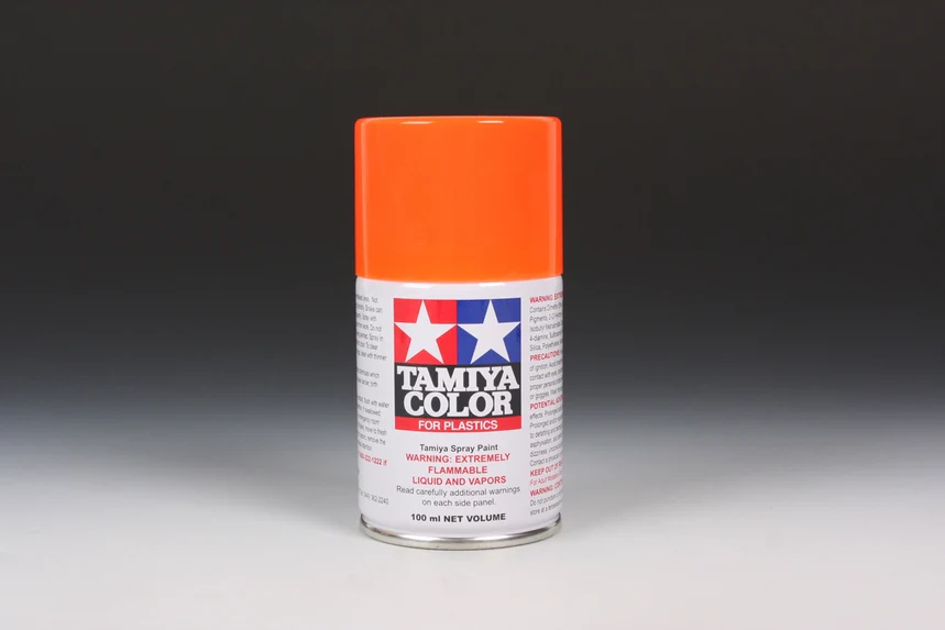 BRIGHT ORANGE - Lacquer Spray Paint 100ml (For Plastic Models) TS-31 [Tamiya] 85031