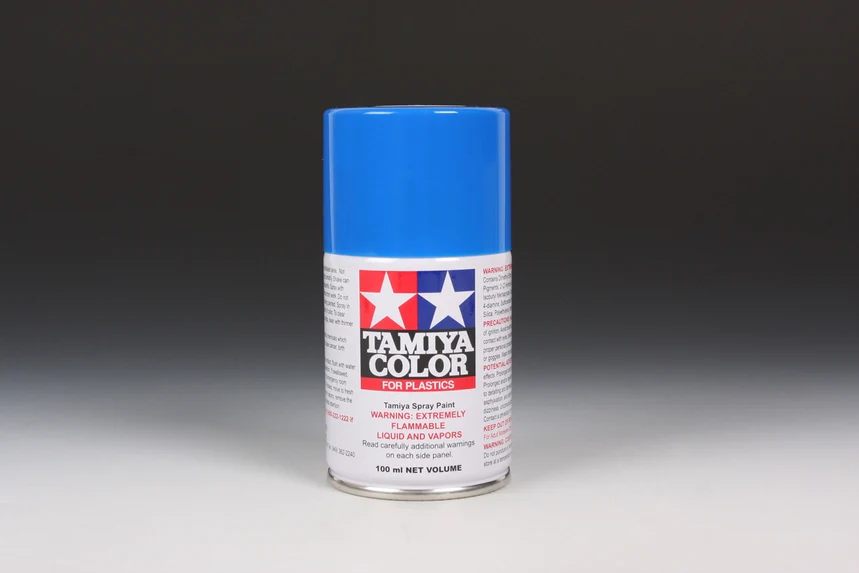 BRILLIANT BLUE - Lacquer Spray Paint 100ml (For Plastic Models) TS-44 [Tamiya] 85044 - Image 2