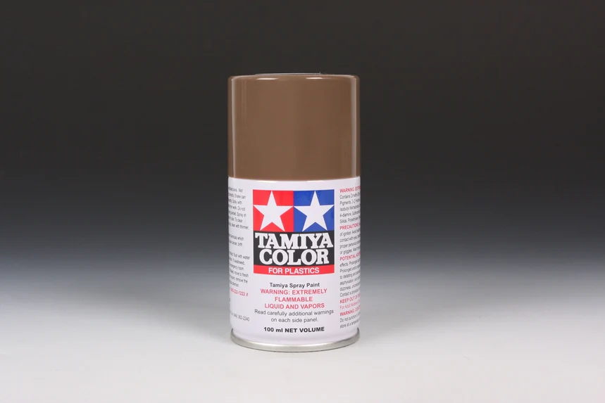 BROWN (JGSDF) - Lacquer Spray Paint 100ml (For Plastic Models) TS-90 [Tamiya] 85090 - Image 2
