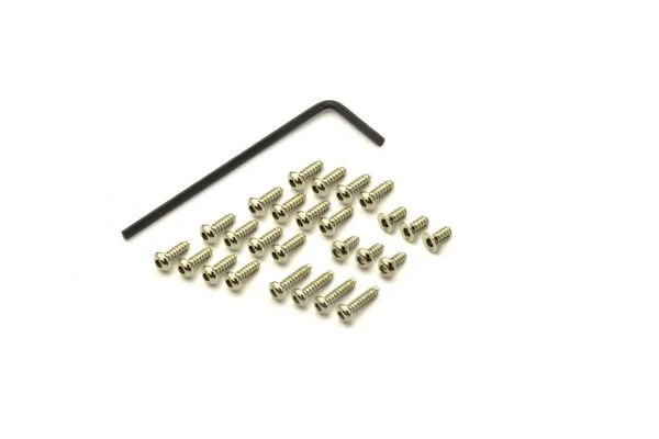 Butten HEX Screw Set (MR-03/Nickel) [Kyosho] MZW440