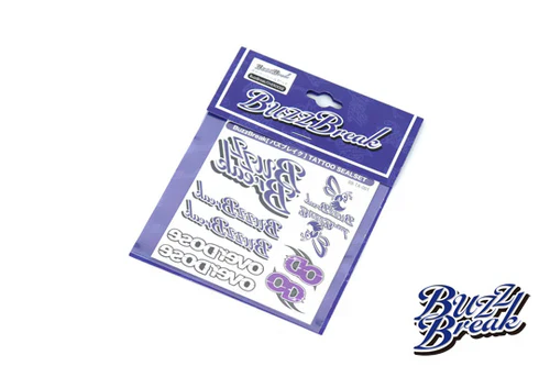 BuzzBreak x OVERDOSE Temporary Tattoo Sticker Set [Overdose] BB-TA-001