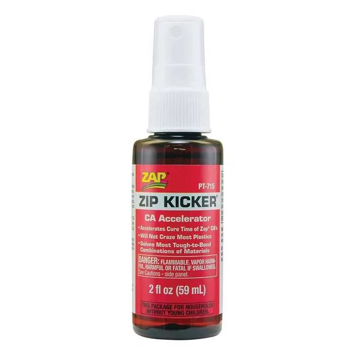 CA Accelerator, Kicker, Pump Spray 2 oz (for CA Glue) [Zap] PT-715