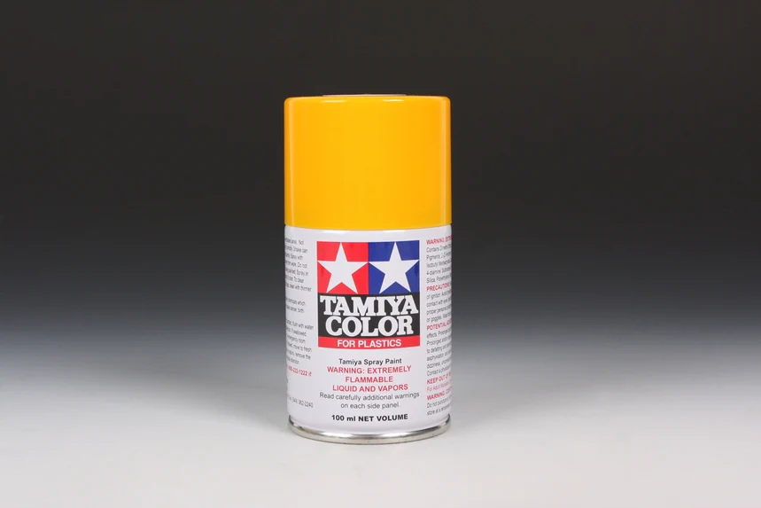 CAMEL YELLOW - Lacquer Spray Paint 100ml (For Plastic Models) TS-34 [Tamiya] 85034 - Image 2