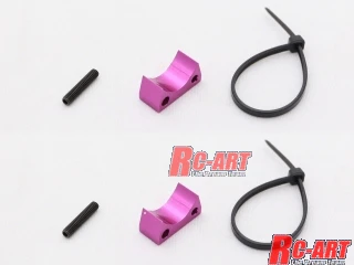 Capacitor Base 2 Pieces (Glitch Buster / CAP) Holder Mount Black Red Purple [RC-Art] WP-0258 WP-0256 WP-0254 - Image 5